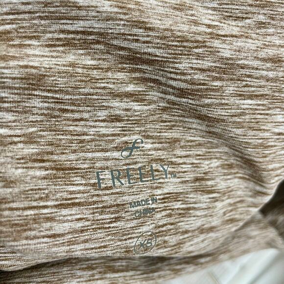 Freely Women's Marled Knit High Rise Fold-over Haven Luxe Flare Yoga Pants XS - Picture 6 of 12